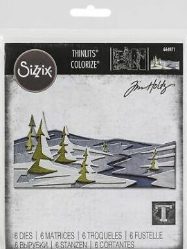 Snijmal Snowscape- Thinlits 664971 Sizzix