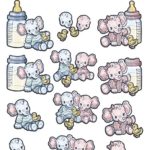 Push out Smile Hugs and Kisses - Yvonne Creations