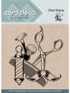 Clear stempel Barber – Card Deco Essentials
