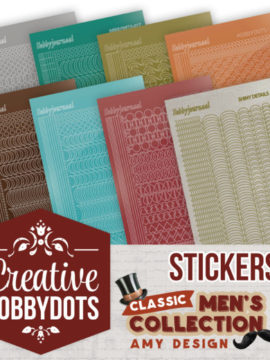 Creative Hobbydots – Stickerset 24 – Classic Men’s Collection – Amy Design