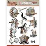 3D Push out - Barber Classic men's Collection - Amy Design