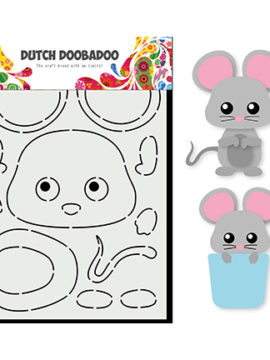 Card Art Built up Mouse – Dutch Doobadoo