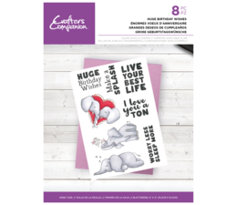Clear Stempel Huge Birthday Wishes – Crafter’s Companion