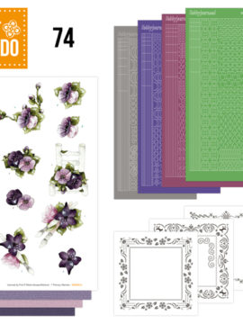 Dot and Do 74 – Purple Flowers