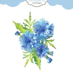 Snijmal Florals 15 1951 - Elizabeth Craft Designs