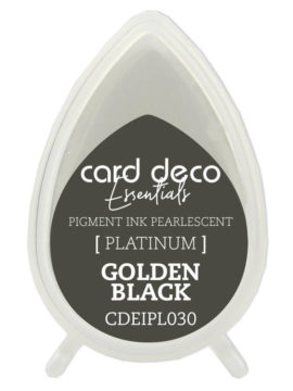Essentials Fast-Drying Pigment Ink Pearlescent Golden Black