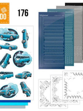 Dot and Do 176 – Yvonne Creations – Cars in Blue