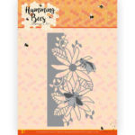Snijmal Flower Border- Humming Bees - Jeanine's Art