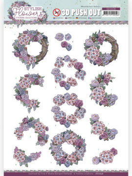 3D Push out – Romantic Roses- Stylish Flowers – Yvonne Creations