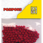 Pompons 3mm - Rood - Nellie's Choice