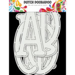 Stencil Art Alphabet - Dutch Doobadoo