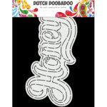 Card Art - Honey text - Dutch Doobadoo