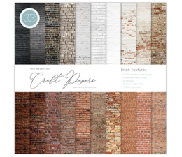 Paperpad Essential Brick Textures 12×12′ – Craft Consortium
