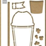 Craft Stencil - Smoothie kop