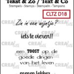 Clearstempel - Wijn NL  - Crealies (OP=OP!)