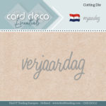 **-50%** Snijmal - Verjaardag- Card Deco Essentials