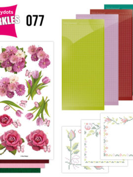 Sparkles Set 77 – Amy Design – Pink Flowers