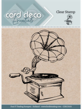 Card Deco Essentials Clear Stamps – Gramophone