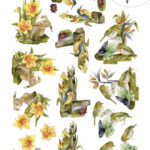 3D Knipvel - Birds - Precious Marieke