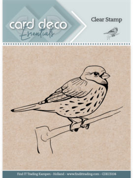 Clear Stampel – Blackbird – Card Deco Essentials