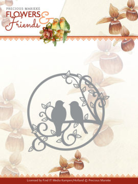 Snijmal – Birds in circle Friends & Flowers – Precious Marieke