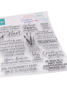 Clear Stamp – Creatieve groetjes – Marianne Design