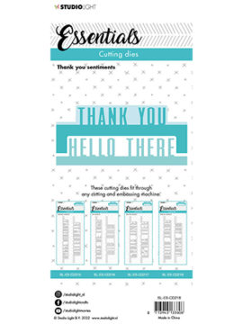 Snijmal Thank You Sentiments Essentials nr. 218