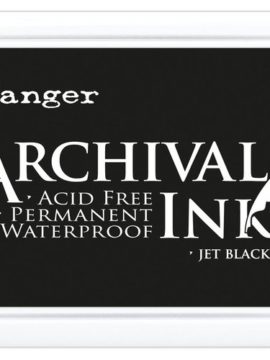 Archival inkt pad Jet Black – Ranger