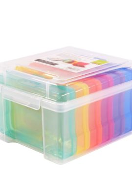 Opbergbox met 6 kleine photokeeper opbergboxen gekleurd – Vaessen Creative