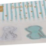 Marianne D Clear Stamp & die set Beach girl