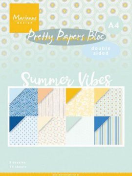 Paper pad Summer vibes A4 – Marianne Design