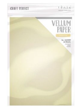 Vellum Pearled Gold (Perkament papier) A4 – Tonic Studio