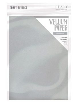 Vellum Pearled Silver (Perkament papier) A4 – Tonic Studio