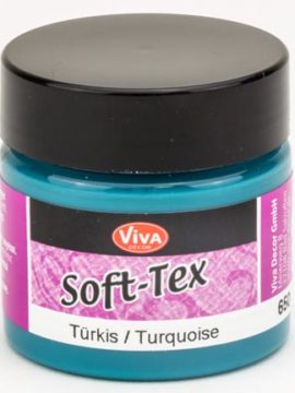 **laatste item** Textielverf Soft-Tex Turkoois – Viva Decor