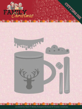 **-50% ** Snijmal Hot Drink – Family Christmas – Yvonne Creations