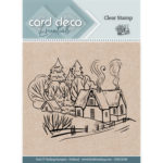 Card Deco Essentials Clear Stamps - Christmas House (HJ208)