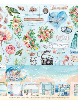 Background Paper 30 * 30 cm Take me to the Ocean nr.05 – StudioLight