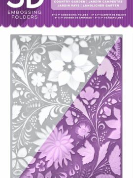 **-50% ** Embosfolder 3D Country Garden – Crafter’s Companion