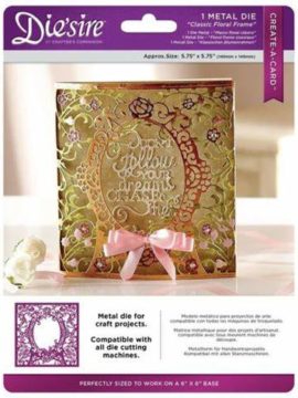 **-50% ** Snijmal Create a Card Classic Floral Frame – Crafter’s Companion