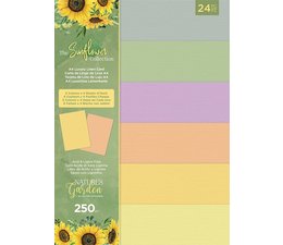 The Sunflower Collection A4 Luxury linnen card collection- Crafter’s Companion