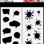 Mask Art Slimline Spatter- Dutch Doobadoo