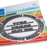 Craftable Merry Christmas circle by Marleen (ENG) CR1595