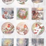Decoupage Winter mini's EWK1292 A4