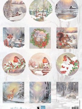 Decoupage Winter mini’s EWK1292 A4