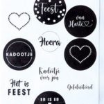 Stickers - Feest - (NL) CA3167 11x25cm