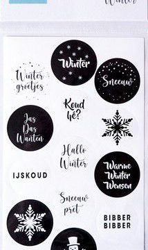 Stickers – Winter – (NL) CA3170 11x25cm