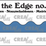 Snijmal On the Edge nr 60 - Geschulpte golven - Crealies