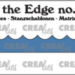 Snijmal On the Edge nr 61 - Gebogen golven - Crealies
