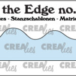 Snijmal On the Edge nr 62 - golven of sneeuwbanken - Crealies