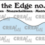 Snijmal On the Edge nr 63 - ongelijke golven of sneeuwbanken - Crealies